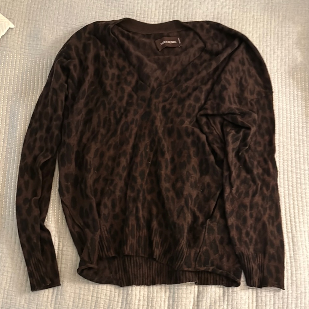 Zadig & Voltaire Brown V-Neck Sweater